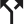 Split road icon describing extensibility