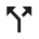 Split Road Icon Describing Growing
